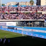 Il Catania trova un rigore, batte il coriaceo Benevento e lo sorpassa in classifica. image-44048