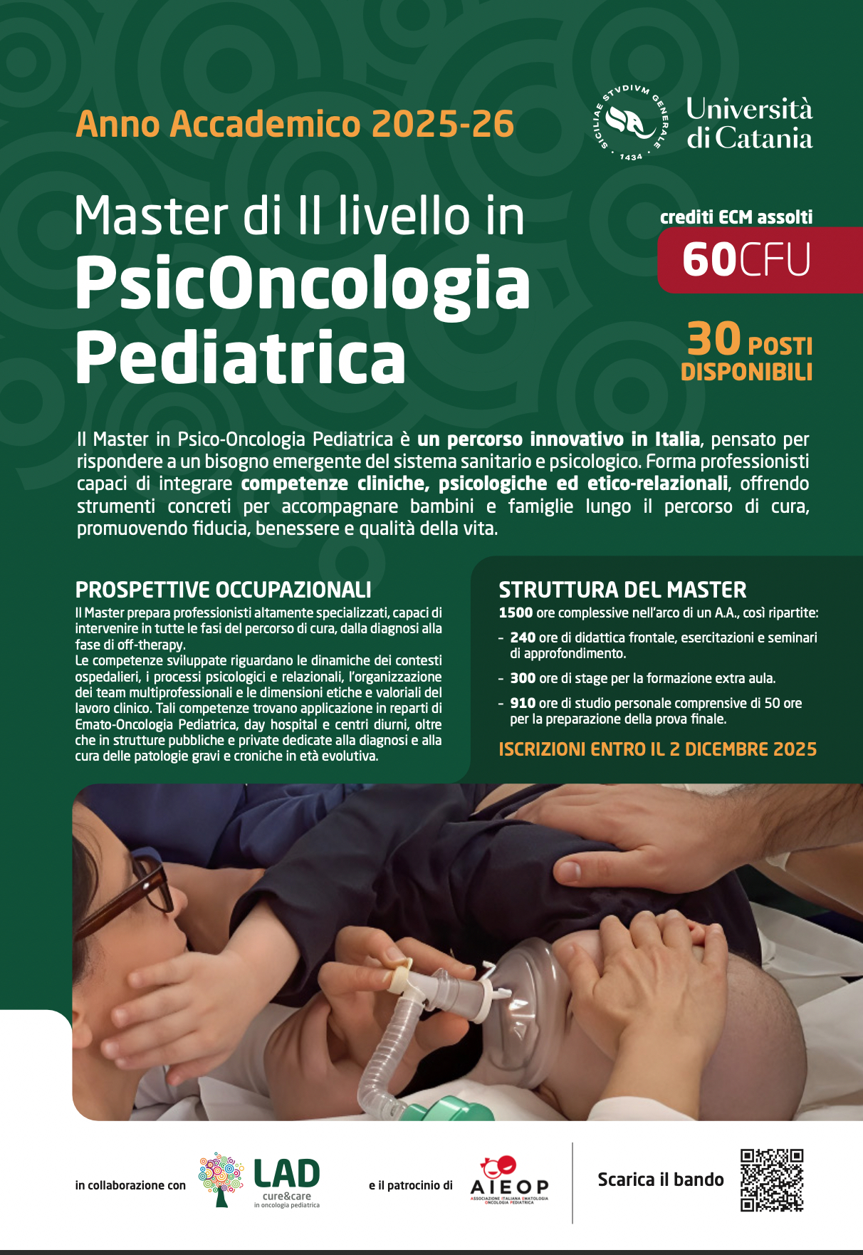 Quando la cura è anche ascolto: nasce a Catania il Master in PsicOncologia Pediatrica image-44091