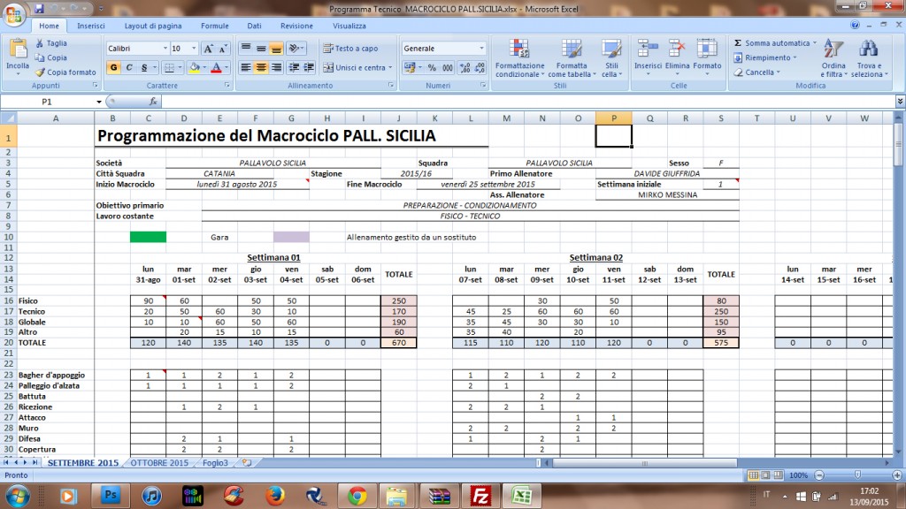 PROGRAMMA TECNICO